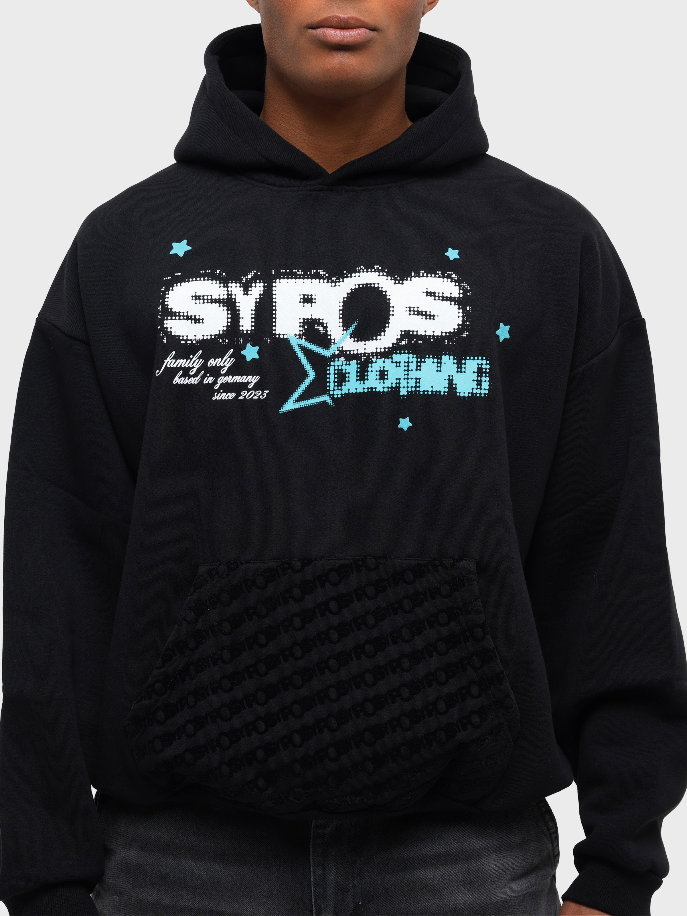 Sypos Rising Stars Hoodie schwarz Detail